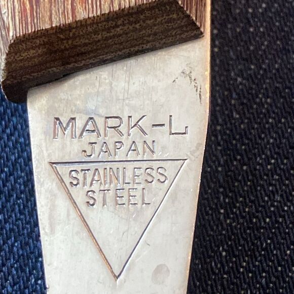 Vtg,Stainless Steel Kitchen Utensil Set 5 with Wooden Accents - Picture 7 of 15